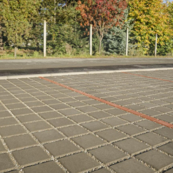 Drainage paving Lora® colour natural + red
