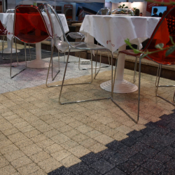 Concrete paving RUBELIT®  washed decor colour Bilbao + Vigo + Granada