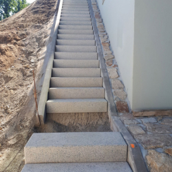 Concrete staircase blocks