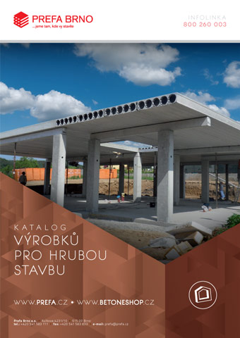 Prefa Brno - Rough construction products Catalogue Cover
