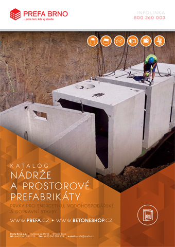 Prefa Brno - Tanks and Spatial Prefabricates Catalogue Cover