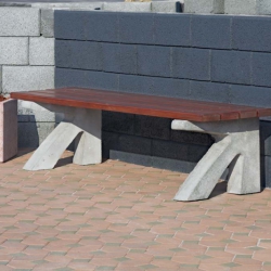 Betonová lavička typ C