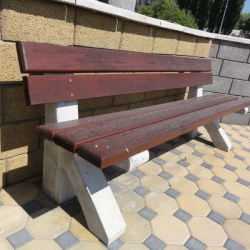 Betonová lavička typ A