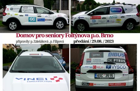 Sociální automobil  pro příspěvkovou organizaci „Domov pro seniory Foltýnova, Brno“